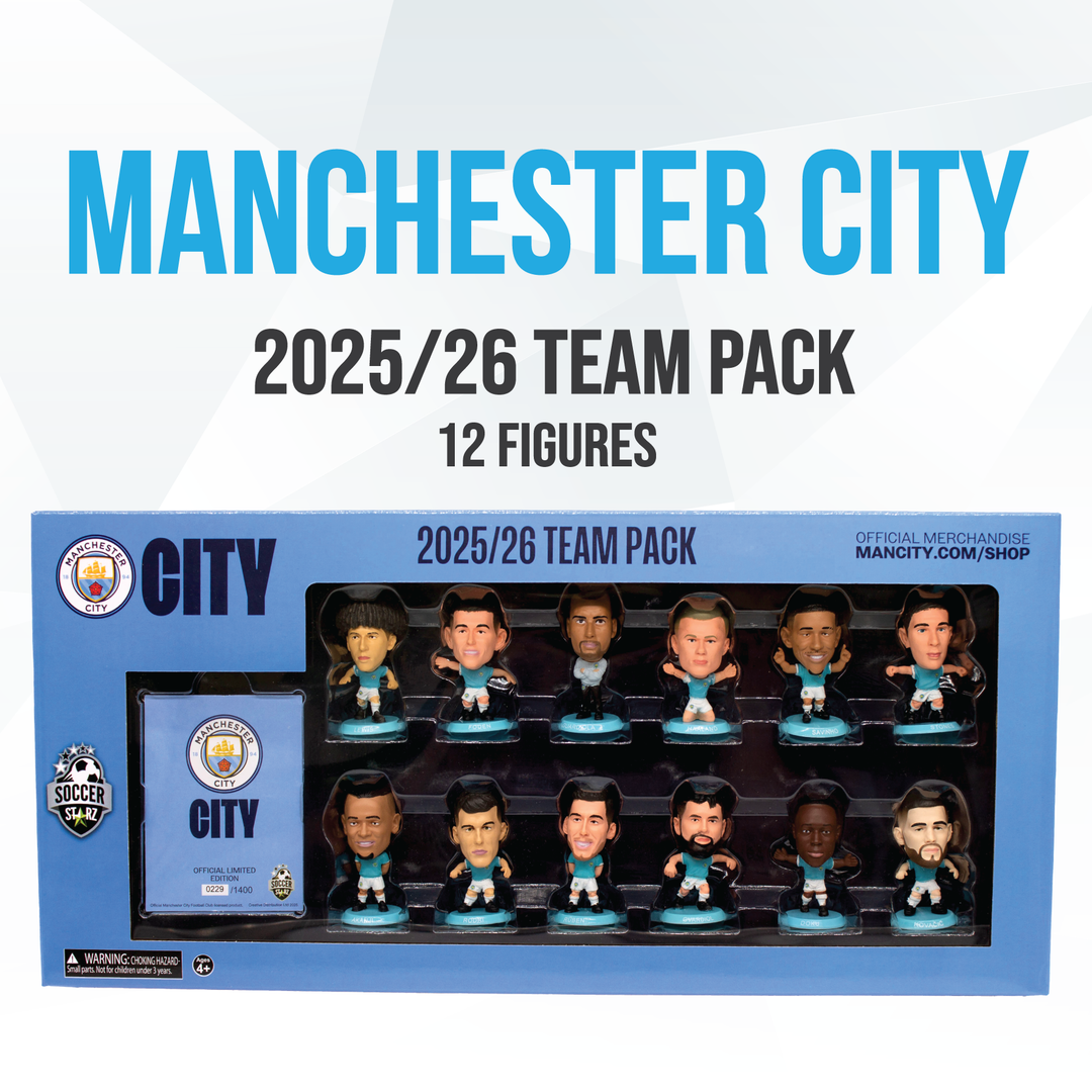 SoccerStarz - Man City 12 figure Team Pack (2025/26 Version Classic Kit) /Figures