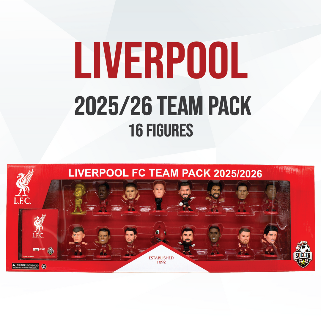 SoccerStarz - Liverpool 16 figure Team Pack (2025/26 Version) /Figures