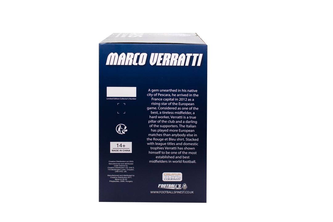 Marco Verratti - Official PSG - Football's Finest 60cm Resin Statue